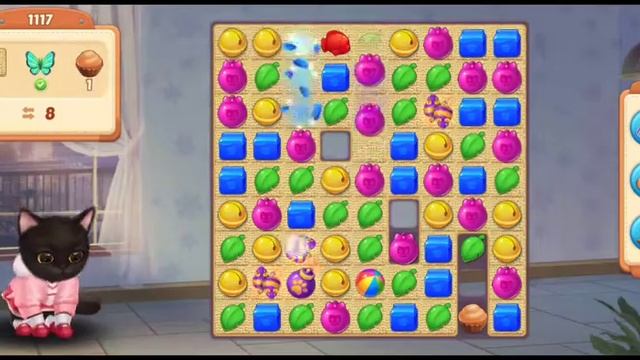 Kitten Match уровни 1115-1118 открываем котёнка Грацию смотреть онлайн
