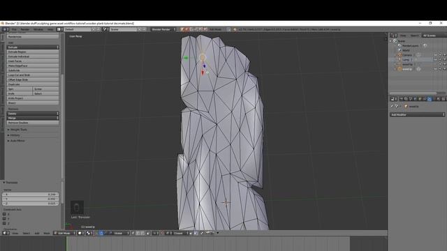 sculpting workflow - create game assets - part 3 - quick retopology смотреть онлайн