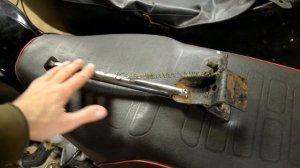 Подножка из амортизатора на Днепр