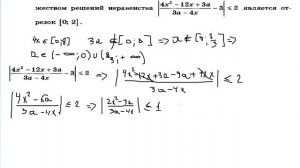 дробное неравенство с модулем