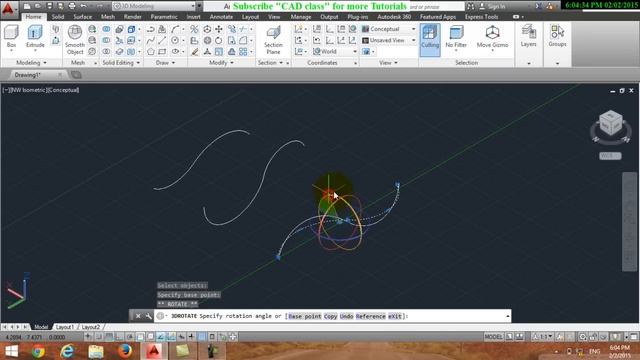 AutoCAD - Curve Surface Modeling (Basic) смотреть онлайн