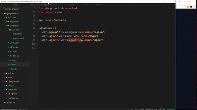Django Tutorial #23 - logging users out смотреть онлайн