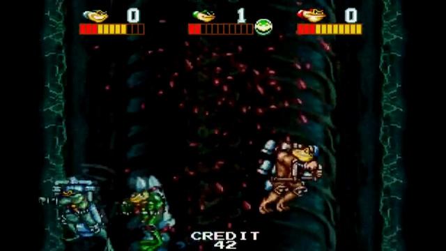 Battletoads arcade (Боевые жабы) прохождение втроем rus(Аркадный автомат, MAME) смотреть онлайн