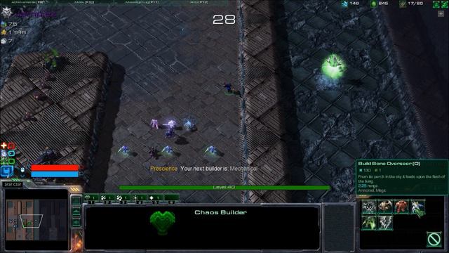 Starcraft 2 Custom map Squadron Tower Defense G12 CHAOS BUILDER смотреть онлайн