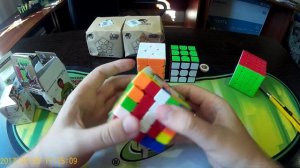 Unboxing №6 YuXin Megaminx, YuXin Cloud 5x5, FanXin Crazy HotWheels 3x3. Обзор головоломок