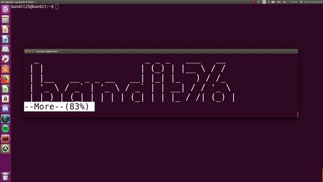 Linux Hacking: CTF Jail Escaping (More) | Bandit: OverTheWire (Level 25) FINALE смотреть онлайн