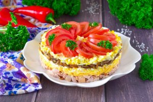 КАК ПРИГОТОВИТЬ САЛАТ ЧИКАГО С КОПЧЕНОЙ КУРИЦЕЙ