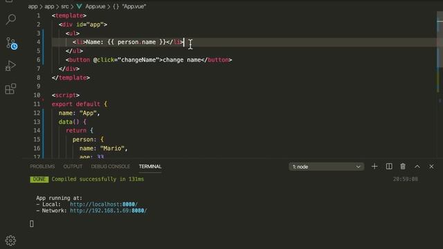 Vue js #3 что такое data и для чего она нужна смотреть онлайн
