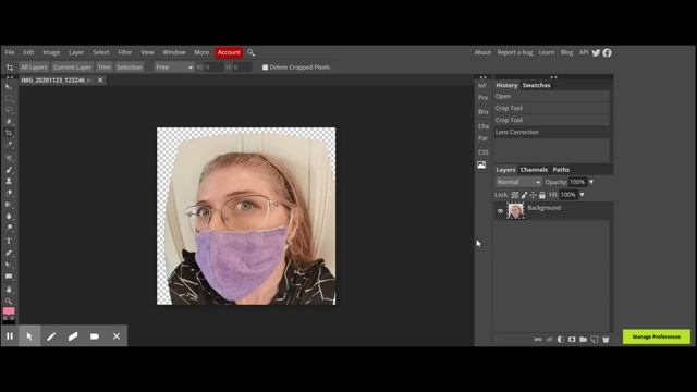 Photopea - Fish eye lens effect tutorial - Art, Photography, Graphics - GCSE ALevel - AO2 смотреть онлайн