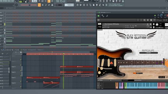 VSTi Rock Guitar Kontakt Sample Library | Alex Antonov STR Guitar смотреть онлайн