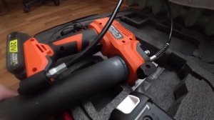 Китайский аккомуляторный шприц для смазки S88