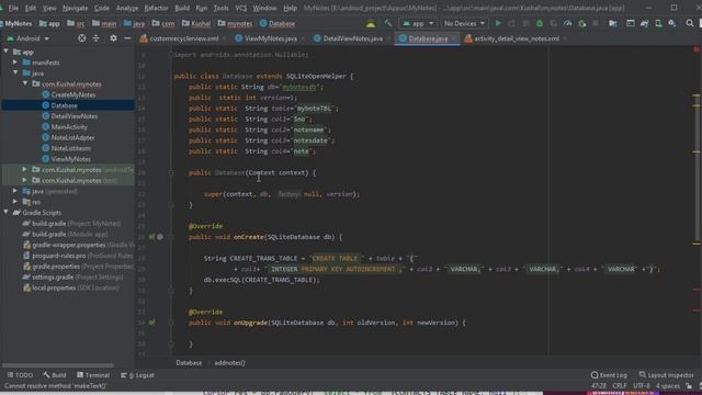 Android SQLite Database#Part -3#Learn How to insert data to a database in android Studio- in Hindi смотреть онлайн