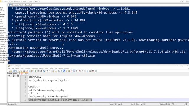 How to install opencv using vcpkg смотреть онлайн