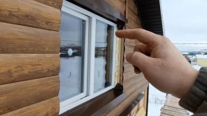 ОТКОСЫ И ОТЛИВЫ ИЗ МЕТАЛЛА. ОБЛИЦОВКА ОКОН.  КАРКАСНЫЙ ДОМ. СТРОЮ ОДИН. #31