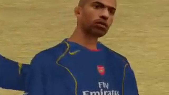 Thierry Henry's celebration animation in FIFA 07 смотреть онлайн