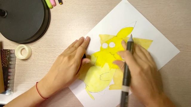 Рисую ПИКАЧУ идеально ;) смотреть онлайн