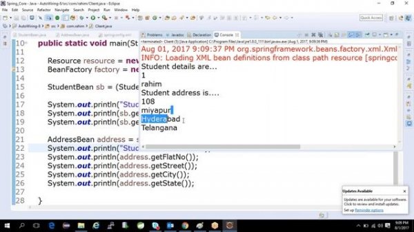 Spring FrameWork AutoWiring