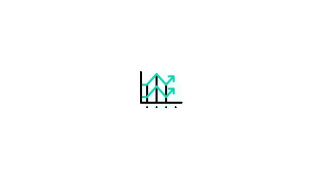 Line chart icon Lottie JSON animation 1 смотреть онлайн