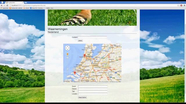 WebSocket Chat-application, Google maps with JSP and Servlets смотреть онлайн