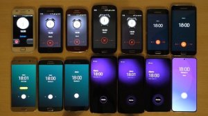 14 Samsung Galaxy S1-S21 Ringing Alarms at the Same Time!