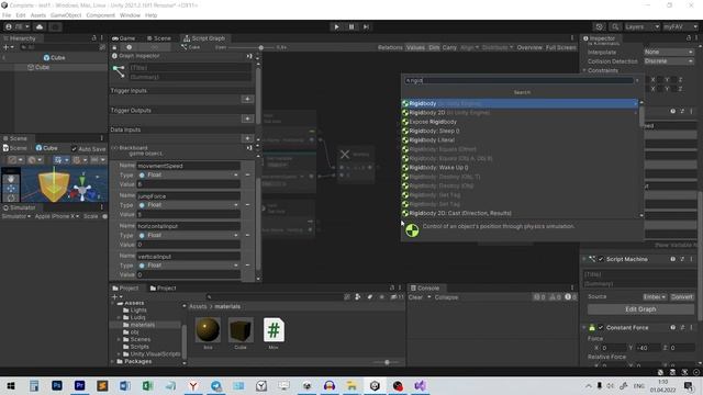 Преобразуем код C# в визуальное программирование Unity смотреть онлайн