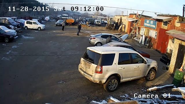 Ip камера Hikvision DS-2CD2312-I день