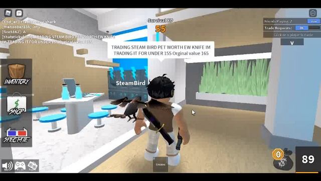 Trading Steam Bird pet In MM2!! (I use mm2 value list) смотреть онлайн