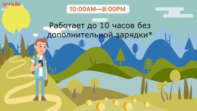 Tenda 4G180 - мобильный 4G LTE маршрутизатор смотреть онлайн