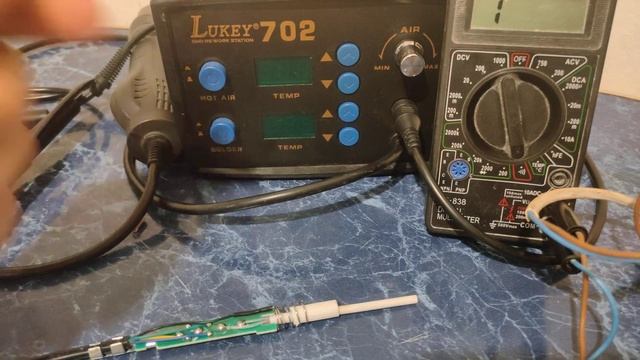 не работает паяльная станция LUKEY 702. код ошибки 568 смотреть онлайн