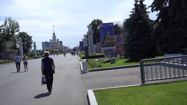 ВДНХ.Аллея для прогулок.Москва. смотреть онлайн
