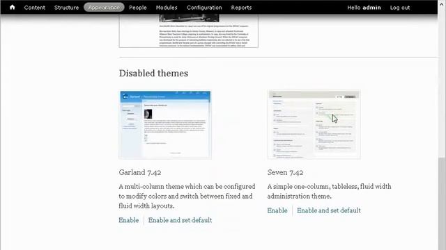 Установка Drupal