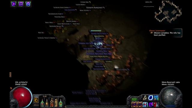 Path Of Exile - Lvl 90 Poison Ball Lightning In Academy Map