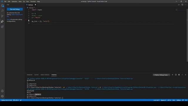 Python Tutorial Series - Basics 1: Variables (inc. on a low level) and If Statements смотреть онлайн