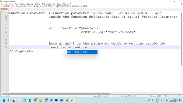 5# JavaScript Function Parameter and Arguments #javascript #javascripttutorial #parameters смотреть онлайн