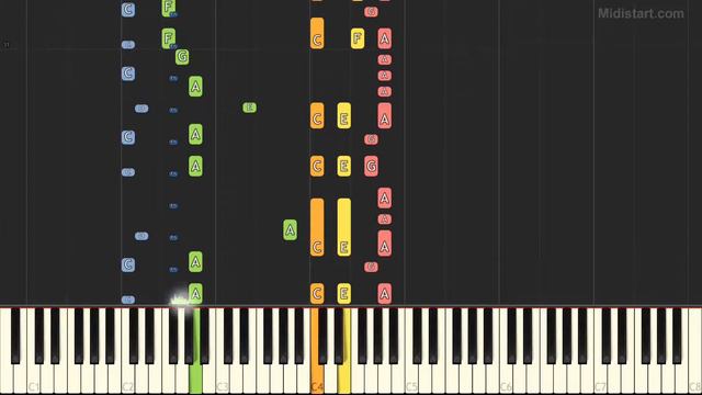 Falco - Rock Me Amadeus (Piano Tutorial) [Synthesia Cover] смотреть онлайн