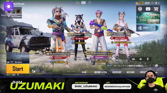 Bsss esse hi support krte rho 🥰💙 || Team Mystic7 Esports || #BGMI смотреть онлайн