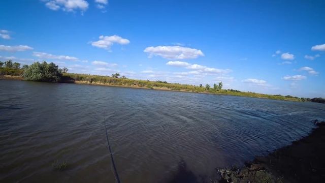 Ловля сазана и карася. Рыбалка в сильный ветер, часть 2. Рыбалка в Астрахани. смотреть онлайн