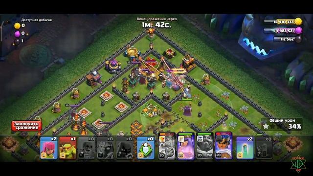 Clash Of Clans (как пройти Испытание с королём - чудовищем 2023 легко!) смотреть онлайн