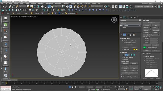 Моделирование кровати timelapse | 3ds max для новичков смотреть онлайн
