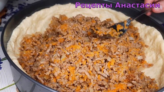 Сдобный пирог с фаршем . Старый бабушкин рецепт, делюсь с вами ! Вкусный, воздушный , аппетитный . смотреть онлайн