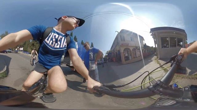 Велозаезд на озеро Рица, Абхазия: часть 1, отъезд из г.Гагры смотреть онлайн