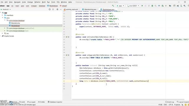 SQLITE Database Part-2 |SQLITE Database in hindi | SQL Database in Android | SQL in android studio смотреть онлайн