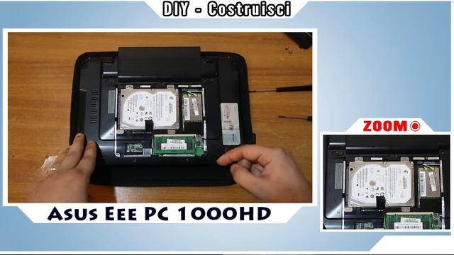 Come Cambiare Un Hard Disk, Asus Eee PC 1000HD