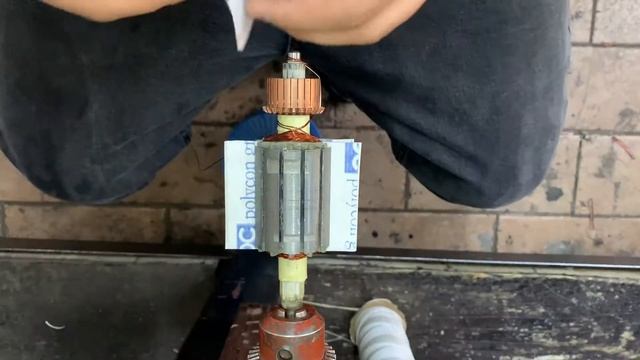 Plaster mixing machine armature winding rotor winding mixer repair смотреть онлайн