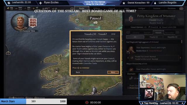 Crusader Kings 3 - No Idea - Come for the games, stay for the chat смотреть онлайн