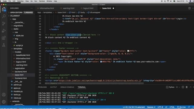 Ep. #3 | How to AUTO LOG OUT the system (if no ACTIVITY for 30 min) | Python + Django + Javascript смотреть онлайн