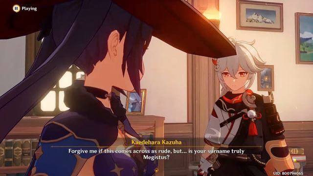 Xinyan says that Mona's full name is a bit long - Genshin Impact смотреть онлайн