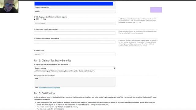 Как заполнить налоговую TAX форму на Shutterstock