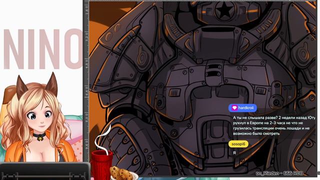 Рисую памятный плакат на игровую тематику [ VTuber витубер ] смотреть онлайн