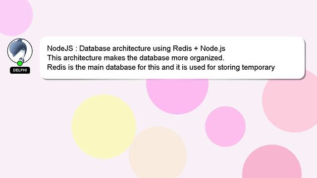 NodeJS : Database architecture using Redis + Node.js смотреть онлайн